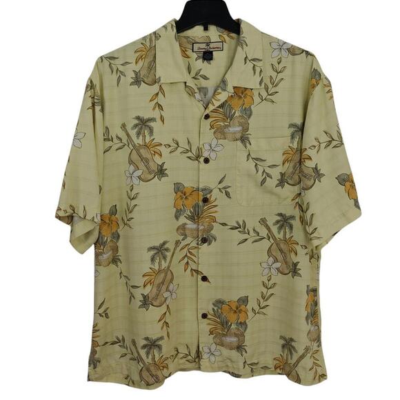 Tommy Bahama Other - Tommy Bahama Hawaiian Shirt Size Men's Size XL Ukulele Coconut Cocktails Aloha